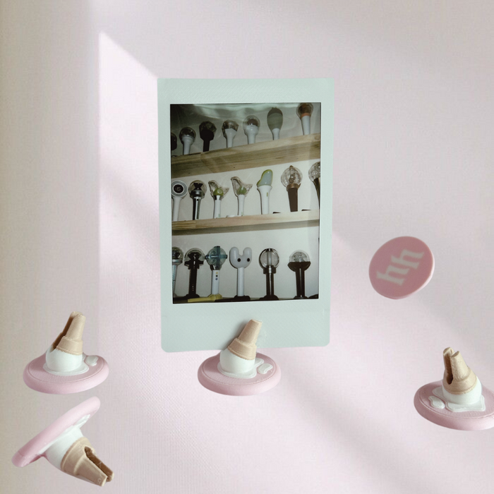 Ice Cream Charm Polaroid / Toploader Holder