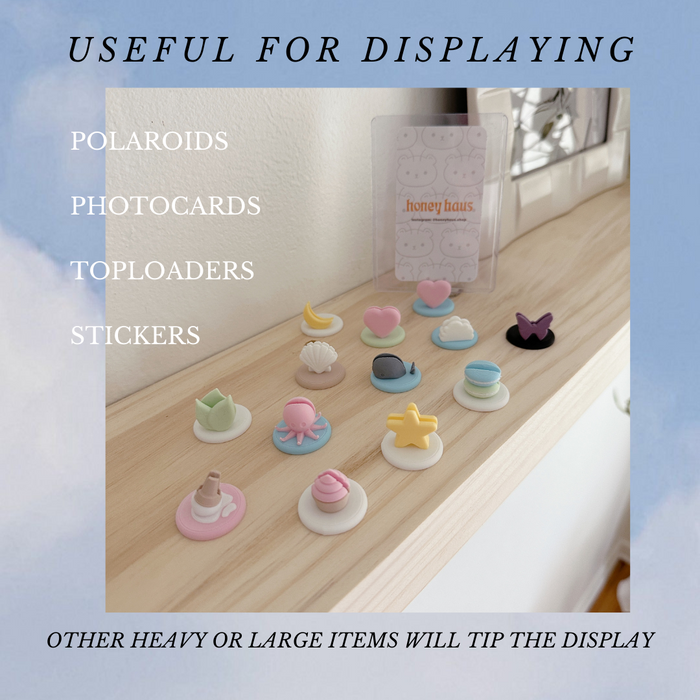 Sea Shell Charm Polaroid / Toploader Holder