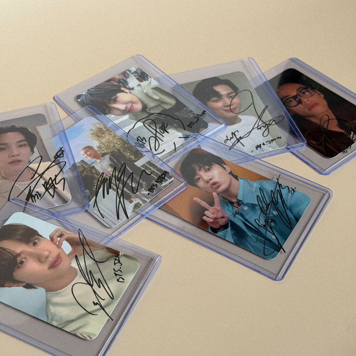 BTS Member Autograph Toploaders