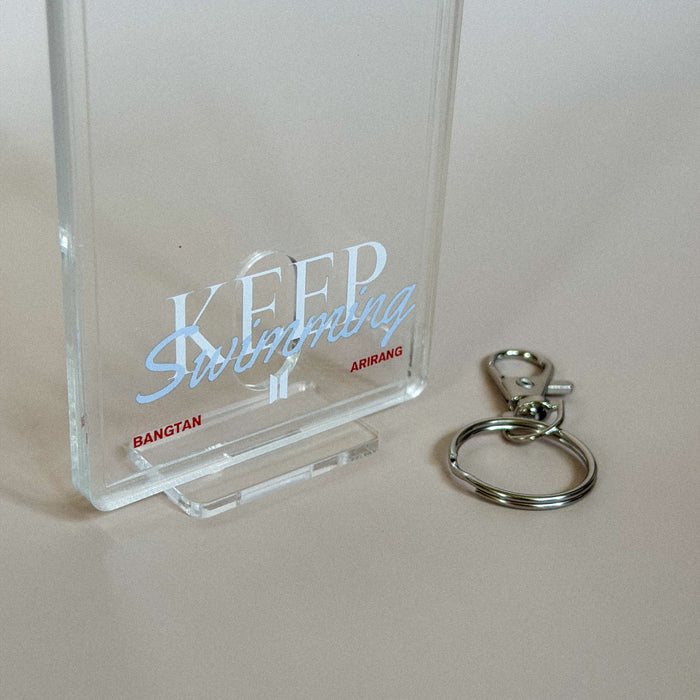 BTS ARIRANG Inspired Keep Swimming Acrylic Photocard Holder