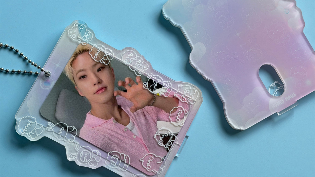 Seventeen Miniteen “On Cloud 17” Pastel Acrylic Photocard Holder