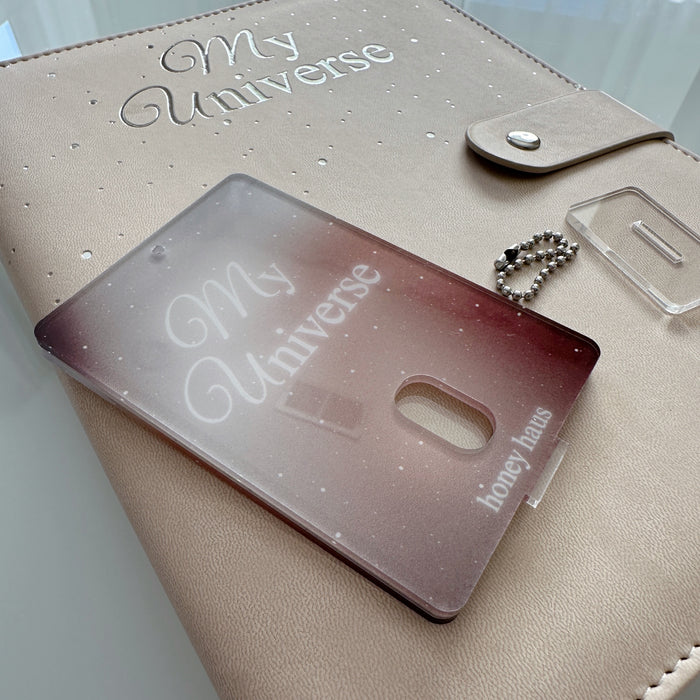 "My Universe" Acrylic Photocard Holder