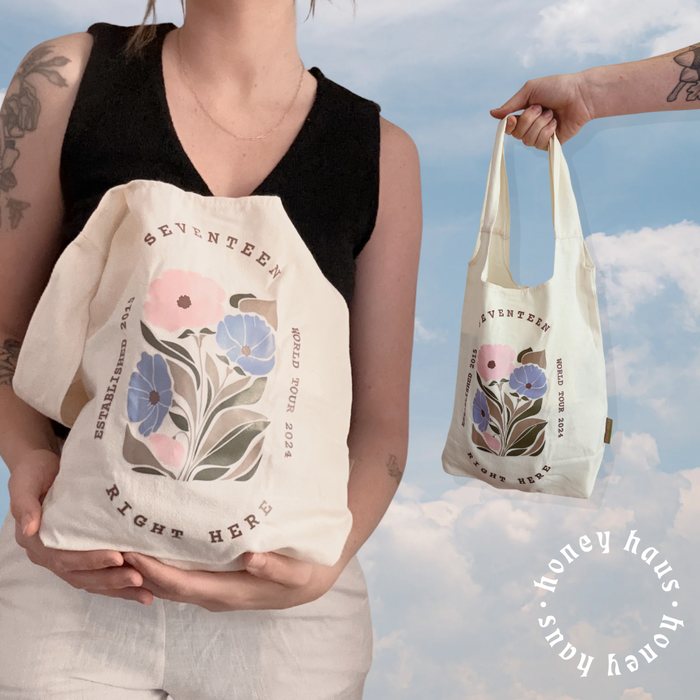 Seventeen Right Here World Tour Rollup Mini Tote