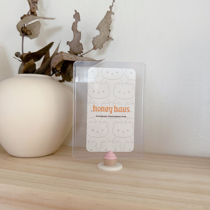 Cupcake Charm Polaroid / Toploader Holder