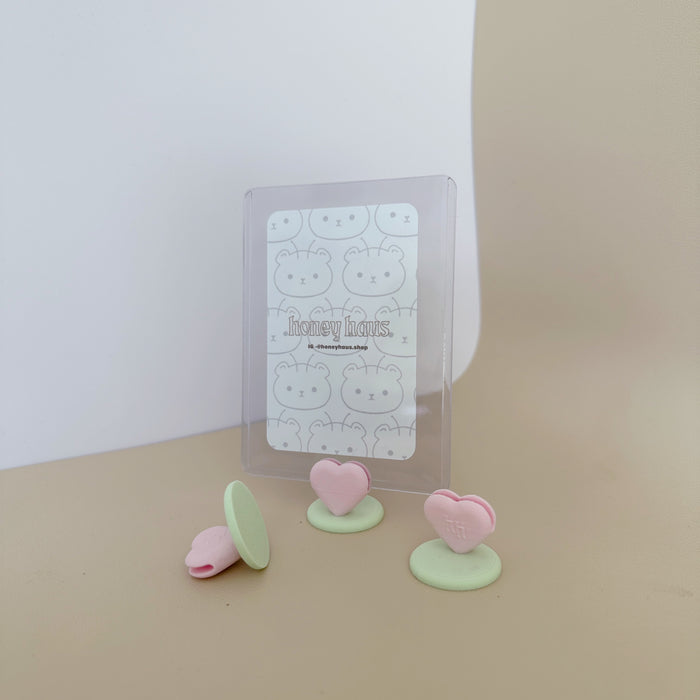 Heart Charm Polaroid / Toploader Holder